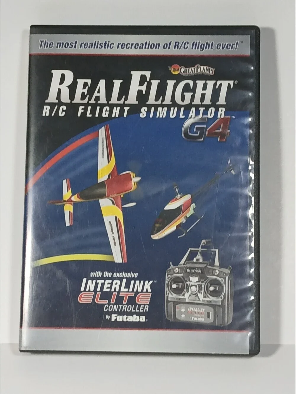 Great Planes Real Flight R/C Simulator G4 PC 4 CD-Rom Set RC RealFlight Futaba